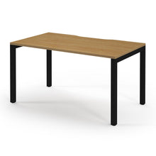 Load image into Gallery viewer, Connection 1400 Black Oak Office Desk
