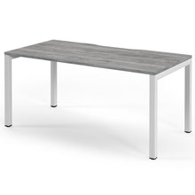 Load image into Gallery viewer, Connection 1600 White Grey Oak Office Desk
