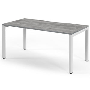 Connection 1600 White Grey Oak Office Desk