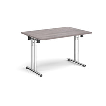 Load image into Gallery viewer, ProFold 1200 Chrome Grey Oak Folding Desk
