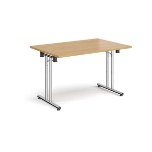 ProFold 1200 Chrome Oak Folding Desk