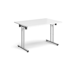 ProFold 1200 Chrome White Folding Desk