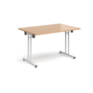 ProFold 1200 White Beech Folding Desk