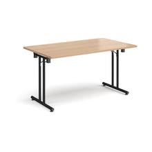 Load image into Gallery viewer, ProFold 1400 Black Beech Folding Desk
