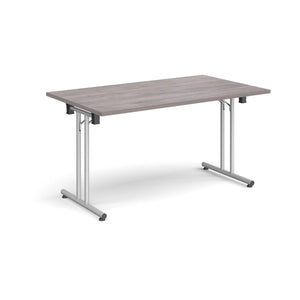 ProFold 1400 Silver Grey Oak Folding Desk