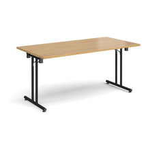 Load image into Gallery viewer, ProFold 1600 Black Grey Oak Folding Desk
