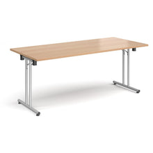 Load image into Gallery viewer, ProFold 1800 Silver Beech Folding Desk
