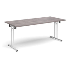 Load image into Gallery viewer, ProFold 1800 White Grey Oak Folding Desk
