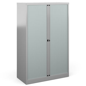 Silver Tambour Cupboard 1570mm