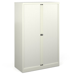 White Tambour Cupboard 1570mm